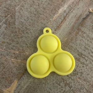 Orange pop it small fidget